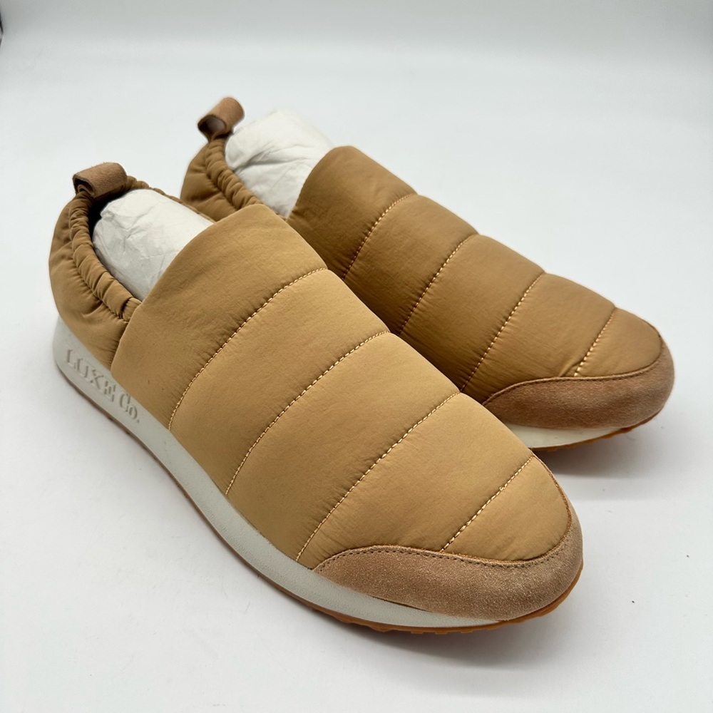 Australia Luxe Collective Tan Slip-On Loafers size 12 NWT indoor / outdoor